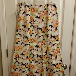 Talbots florals print skirt